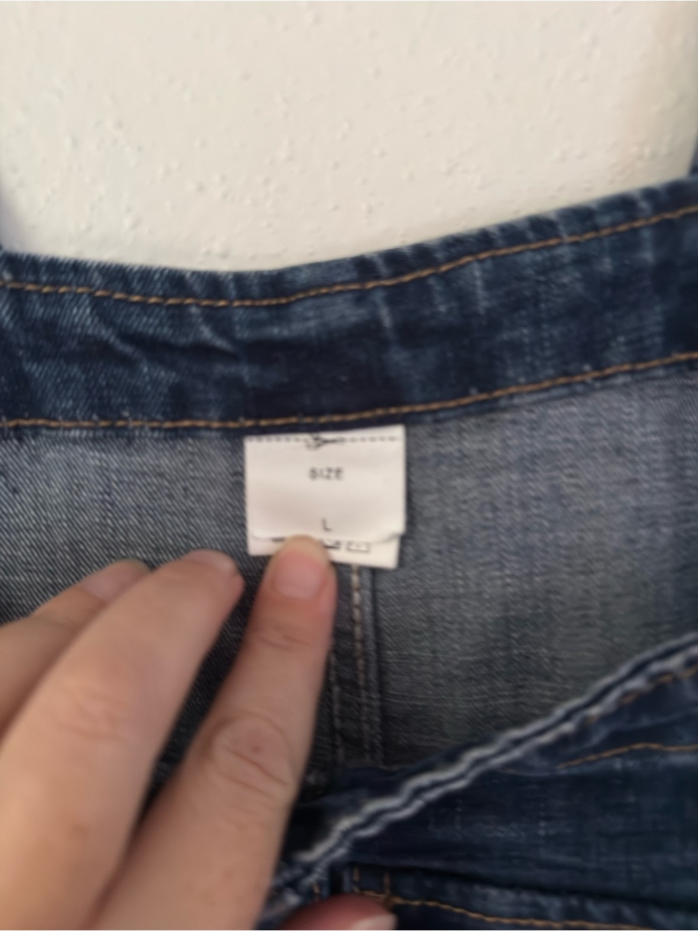 Soojun Vintage 90s Streetwear Large Stretch Denim Jean Overalls Blue Size L - Picture 5 of 14